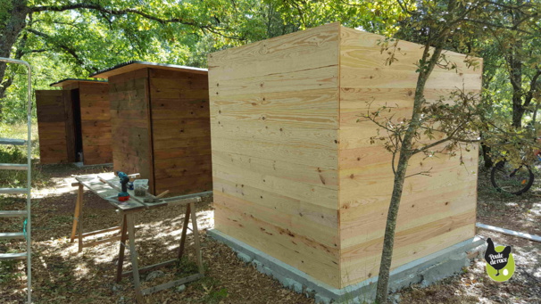 les 4 murs sont montés les 4 murs sont montés