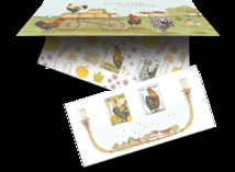 Des timbres coqs de France